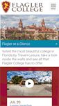 Mobile Screenshot of flagler.edu